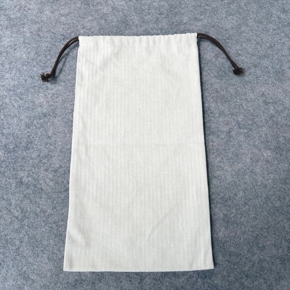 Authentic Hermes France Dust Bag Storage Gift Cream/Brown- 8.75"x15" - Picture 8 of 10